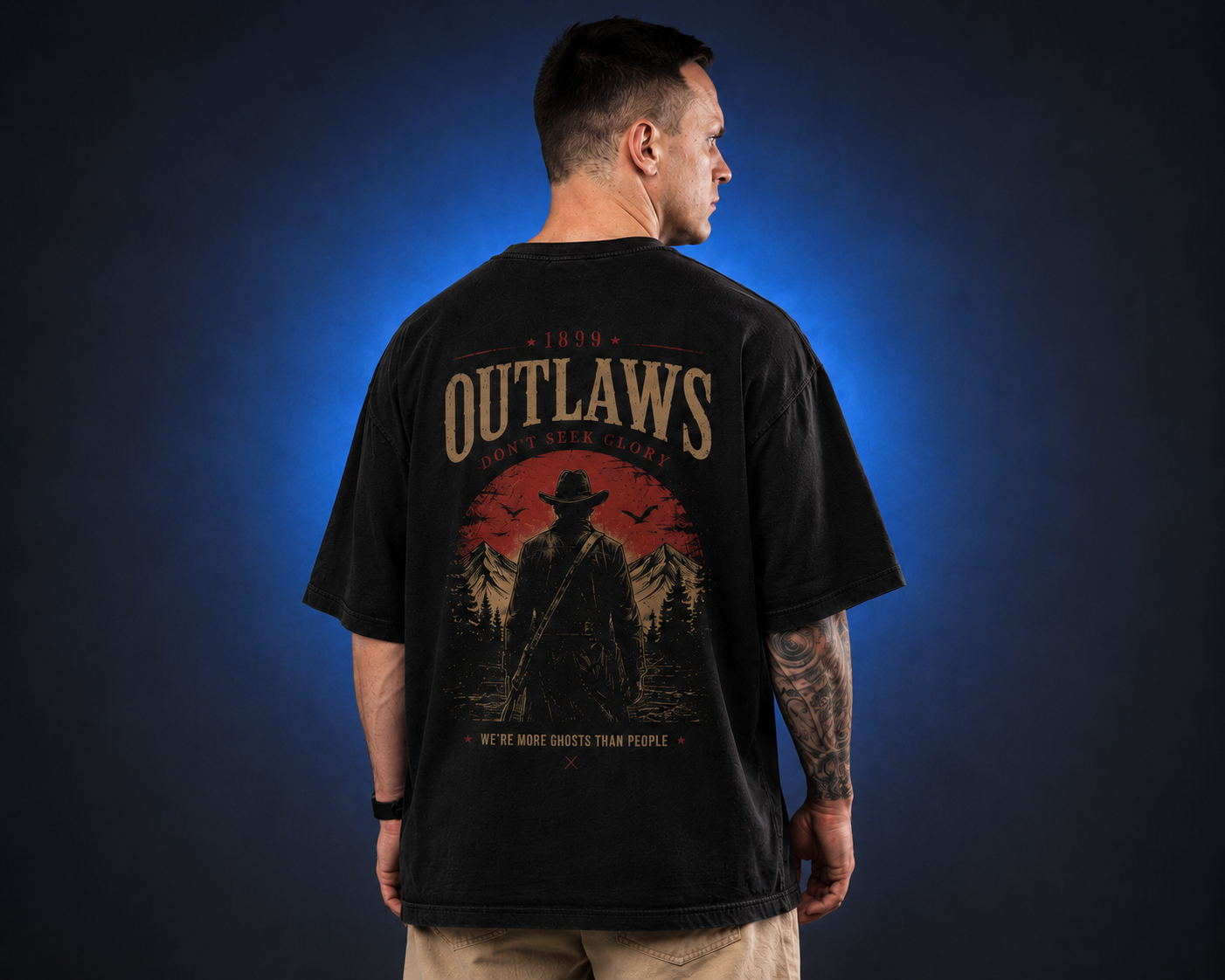 Costas da camiseta