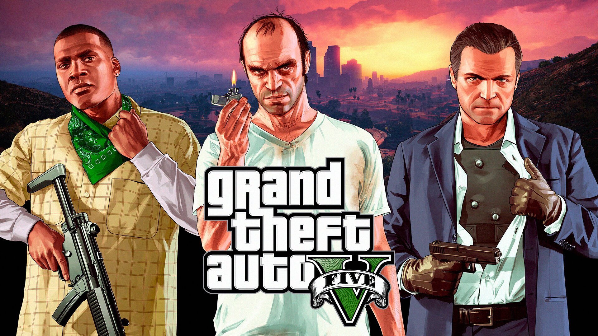 GTA V Michael Franklin Trevor Los Santos