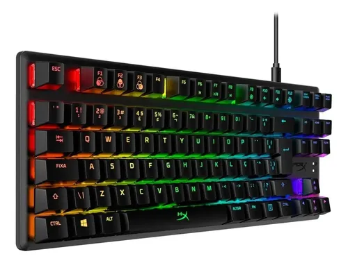 Teclado Gamer Hyperx Alloy Origins Core Pbt Hx Switch Vermelho